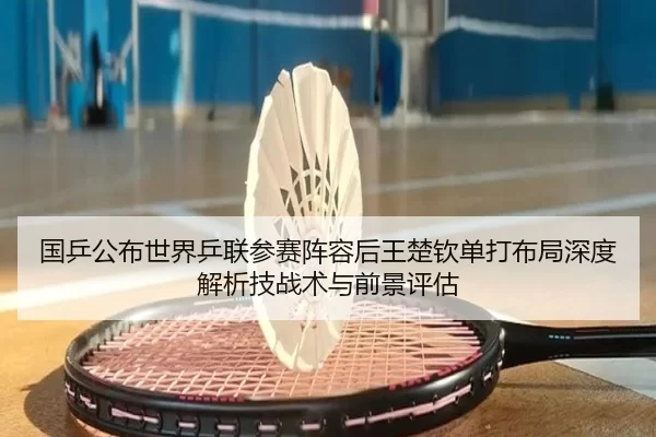 国乒公布世界乒联参赛阵容后王楚钦单打布局深度解析技战术与前景评估